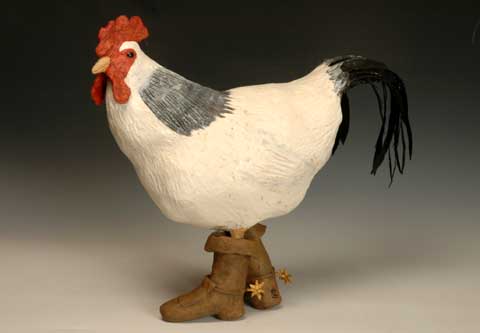 coq avec bottes