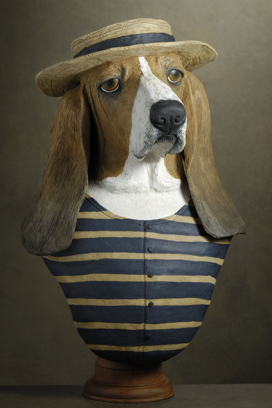 basset-hound baigneur